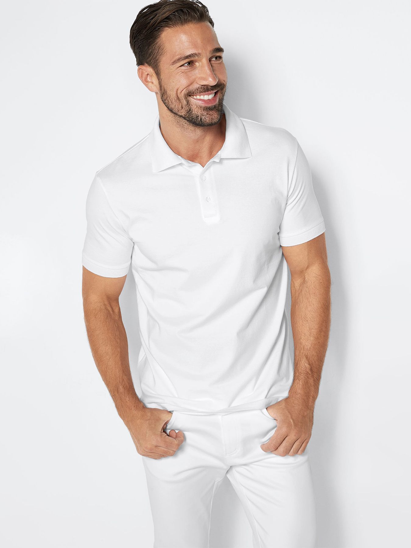 Polo mixte en single jersey