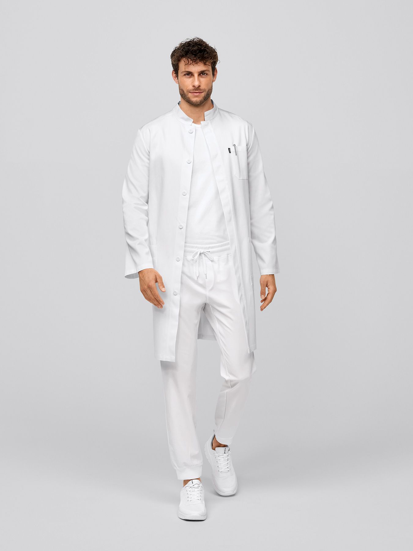 Blouse médecin/laboratoire avec pli au dos