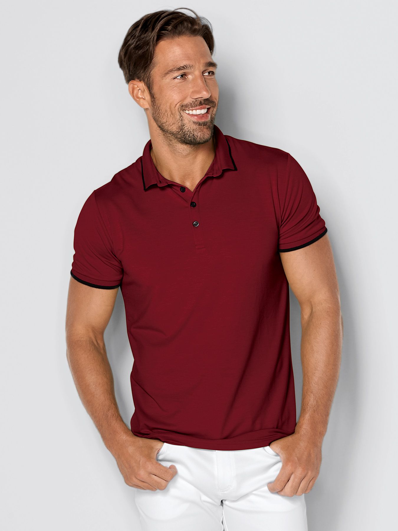 Polo avec viscose