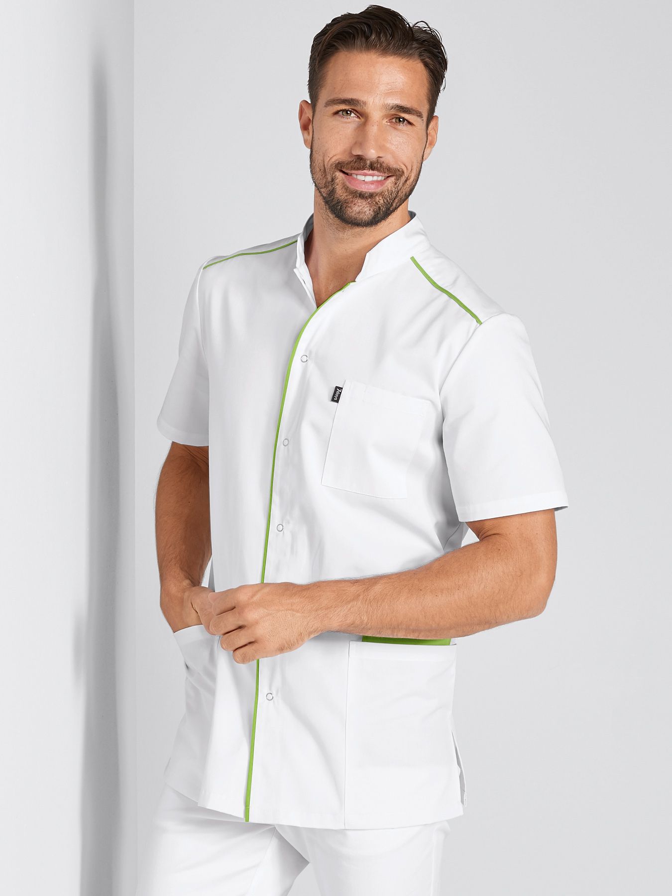 Blouse médicale avec boutonnière à pressions ANTRIM