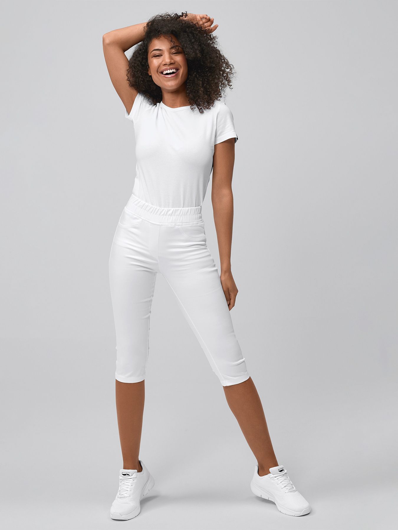 Pantalon femme longueur ¾ ANDORRA – soft-stretch