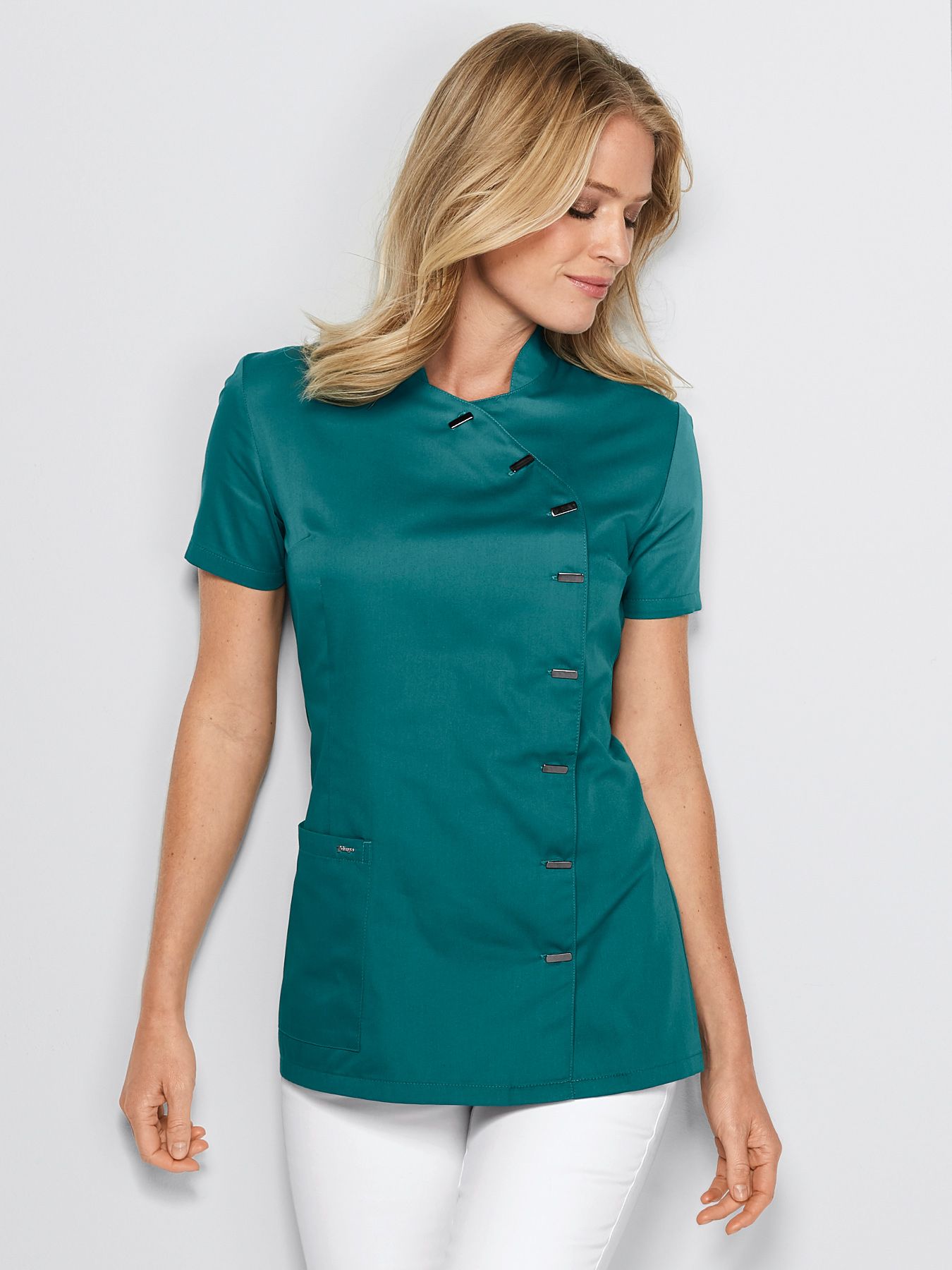 Blouse médicale EDESSA avec boutons haute qualité
