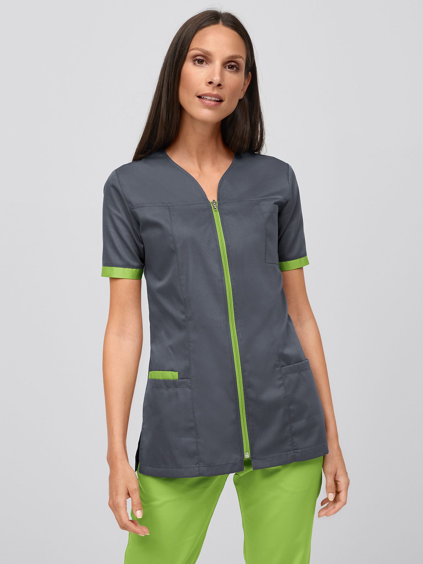 Blouse médicale avec fermeture éclair SILLA