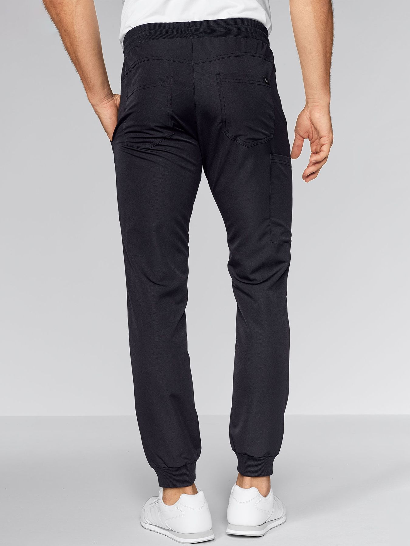 Smitty Pantalon combo plissé stretch 4 directions, Gris chiné, 32