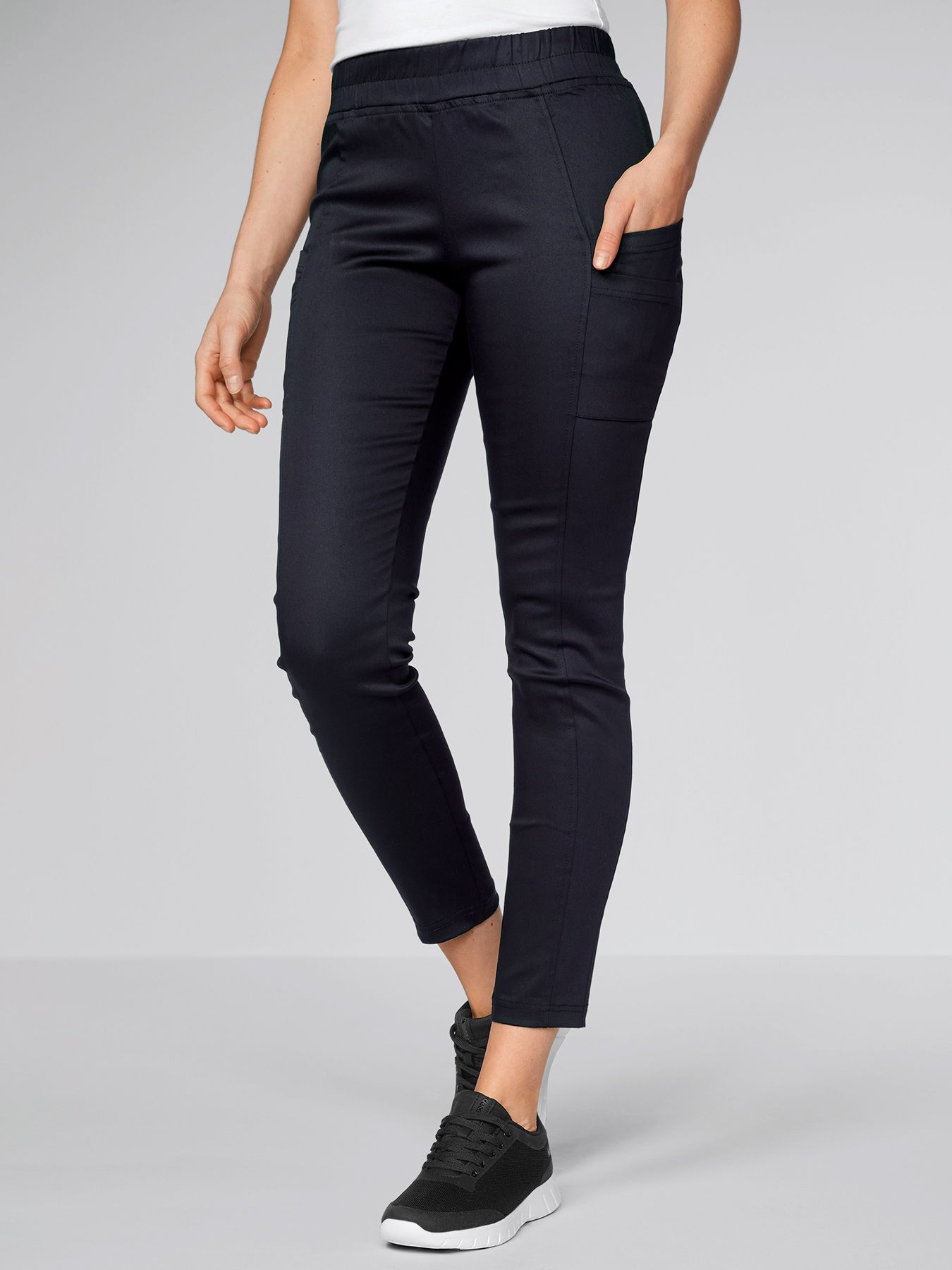 Pantalon femme avec poches jambes BELLUNO  – soft-stretch