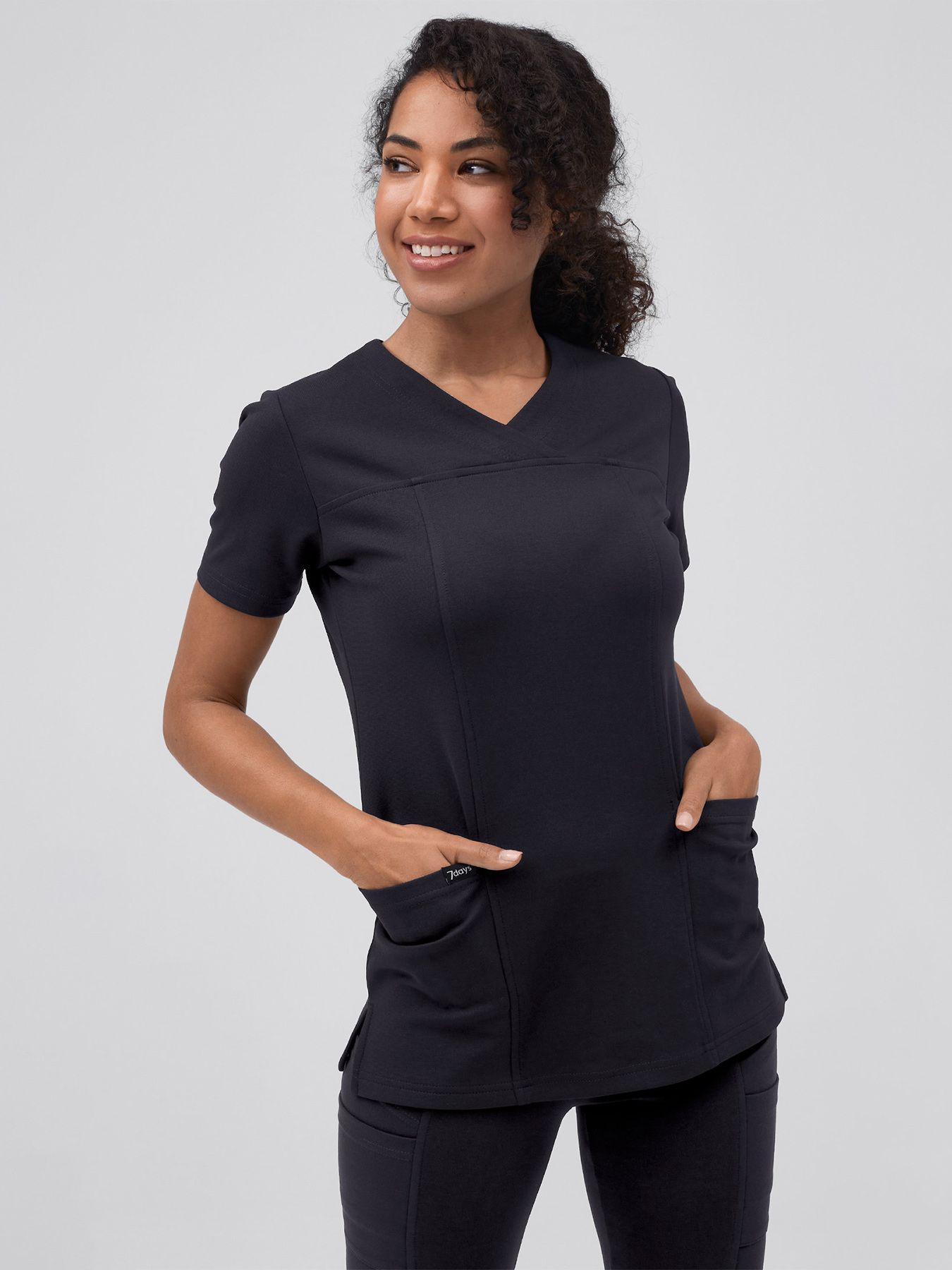 Tunique médicale en jersey à maille interlock PAOLA