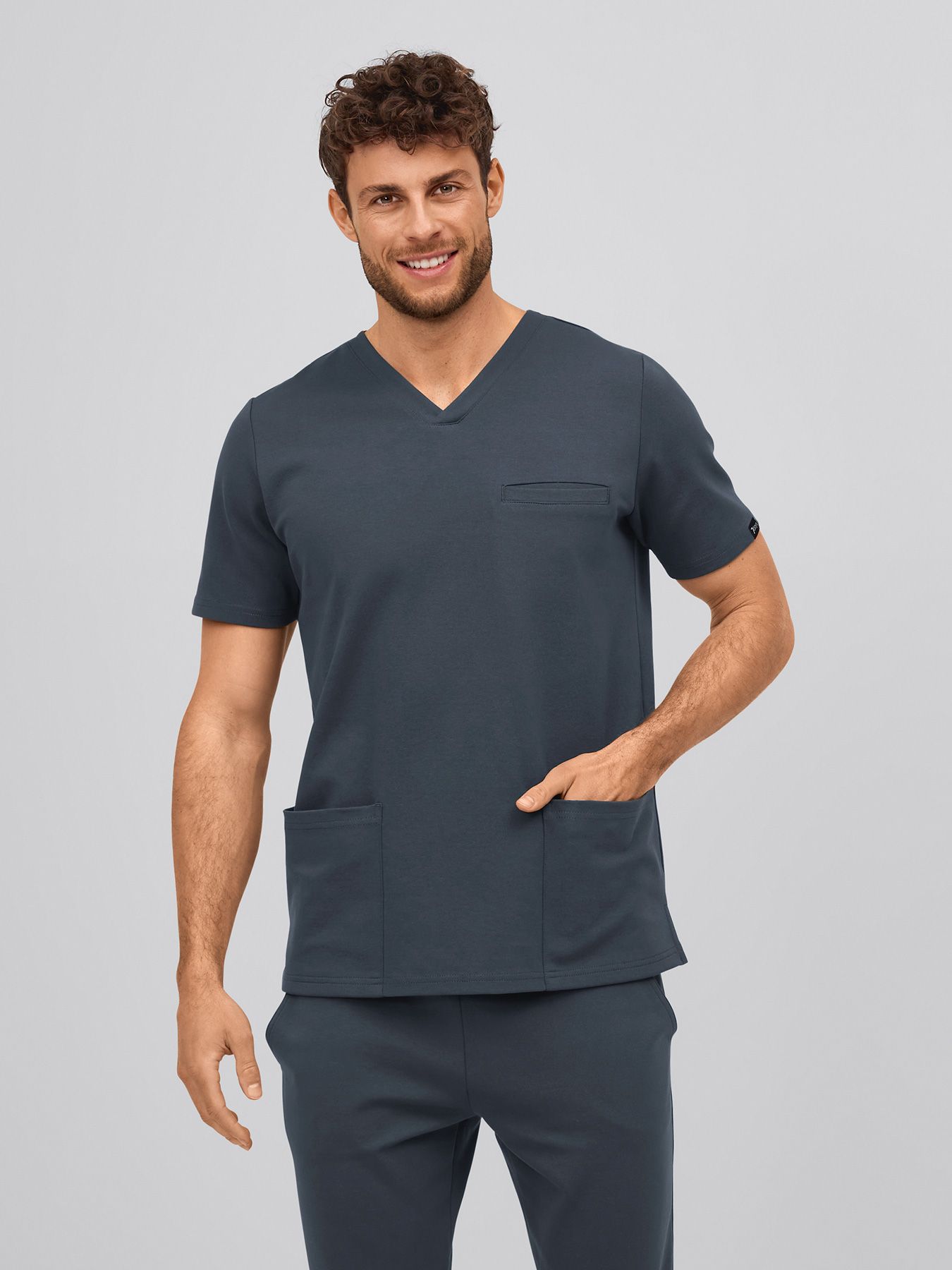 Tunique médicale en jersey à maille interlock KAZAN