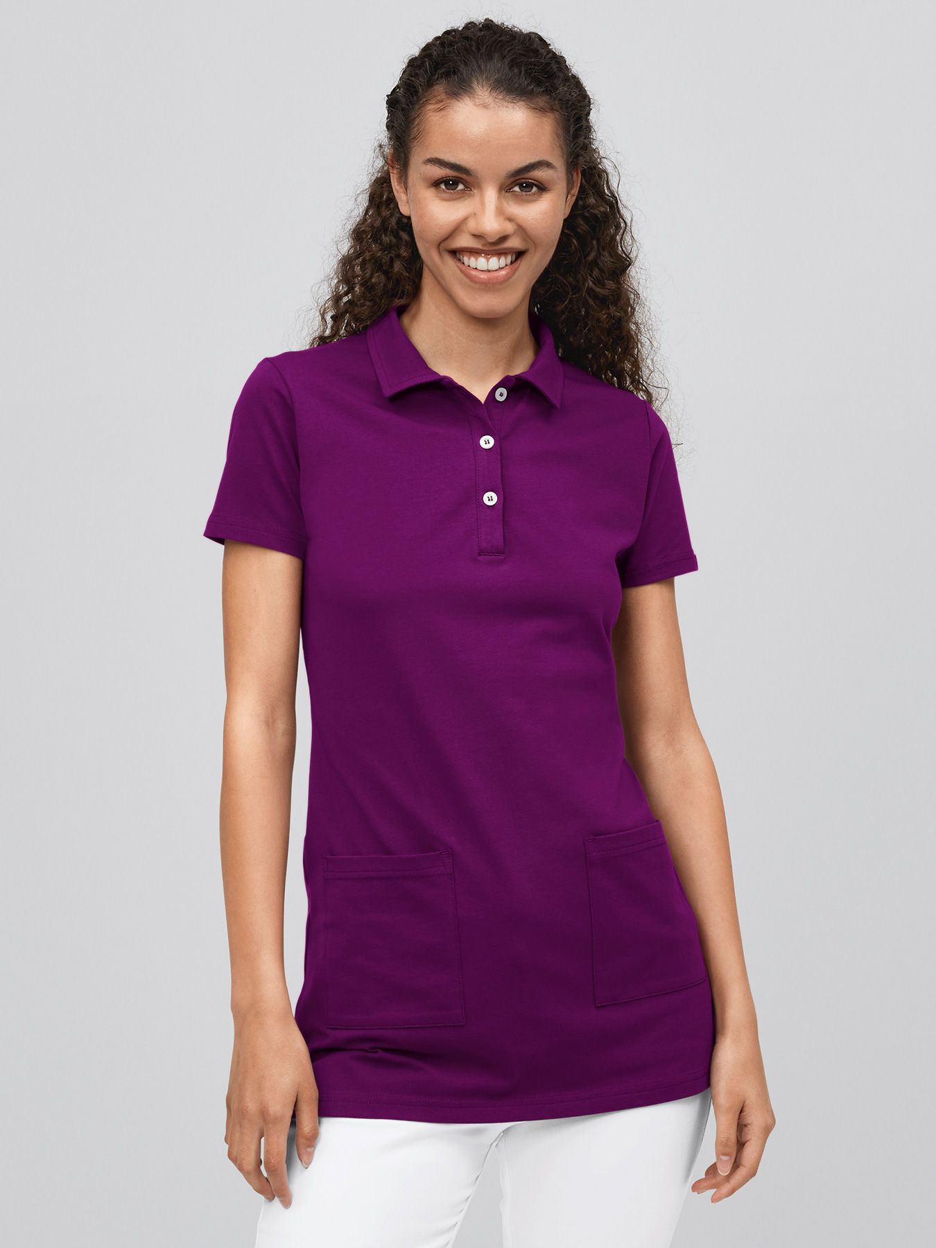 Polo femme – coupe longue