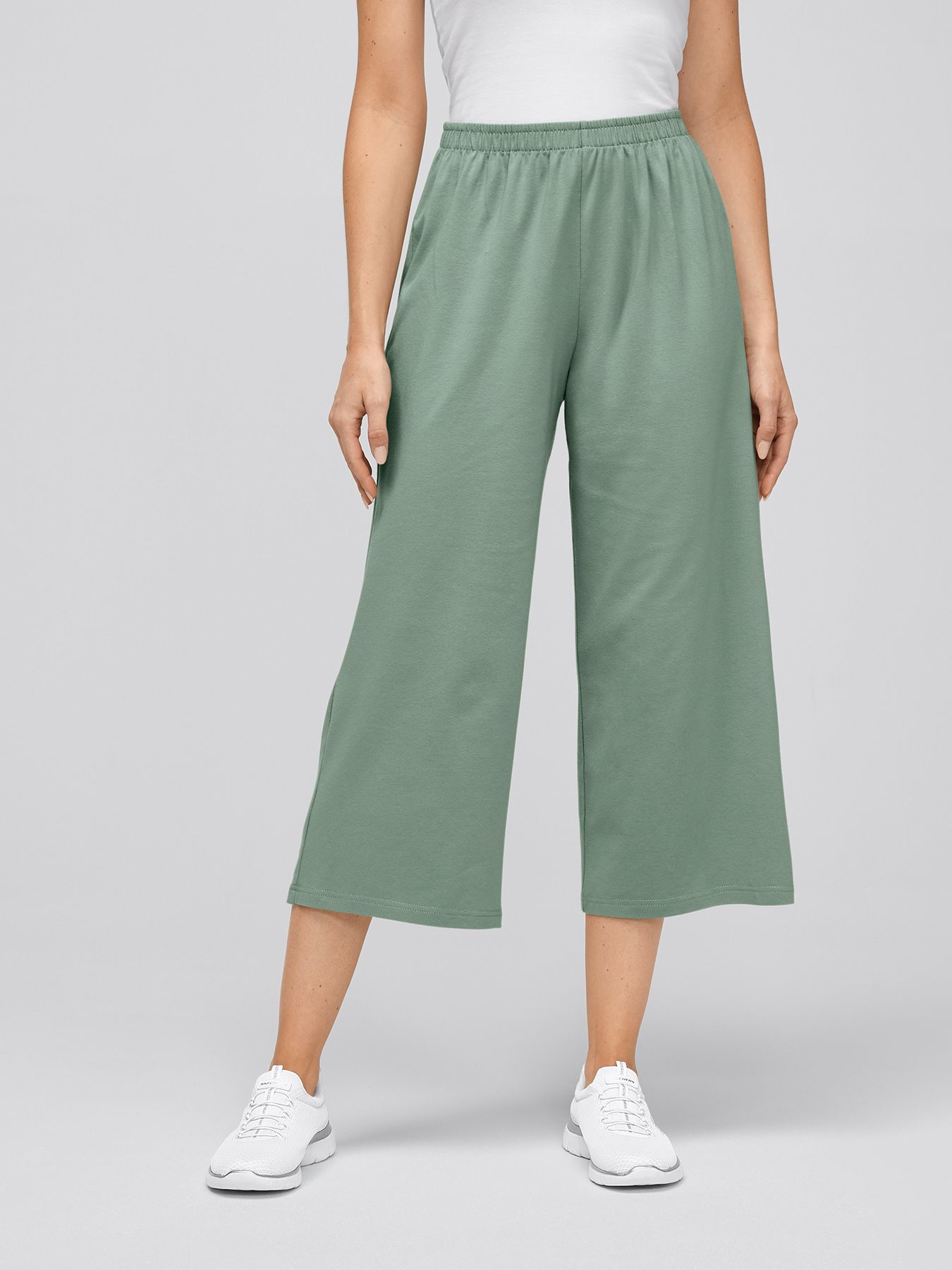 Pantalon taille haute en jersey WERNE 