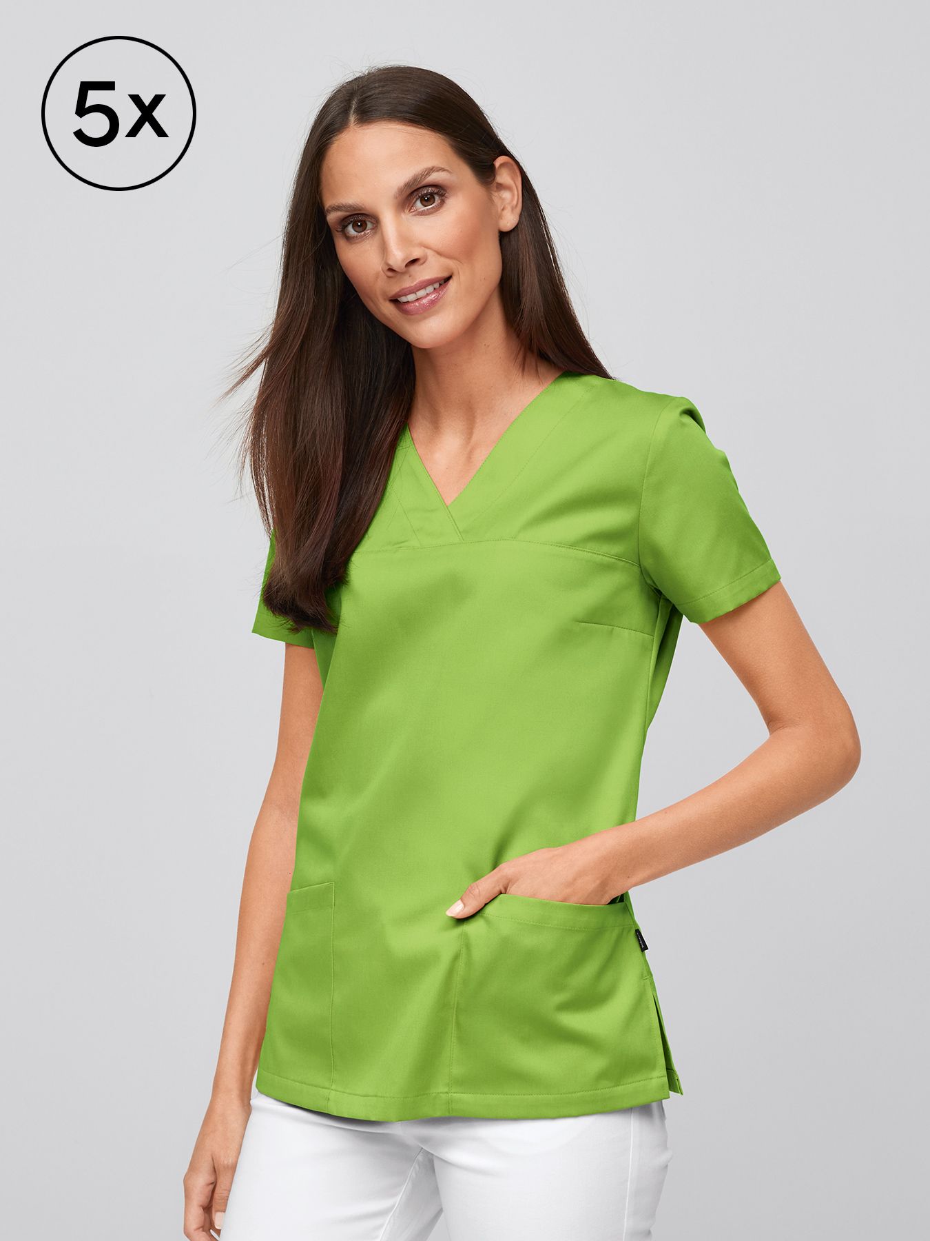 Tunique médicale facile à enfiler BORNA – lot de 5 