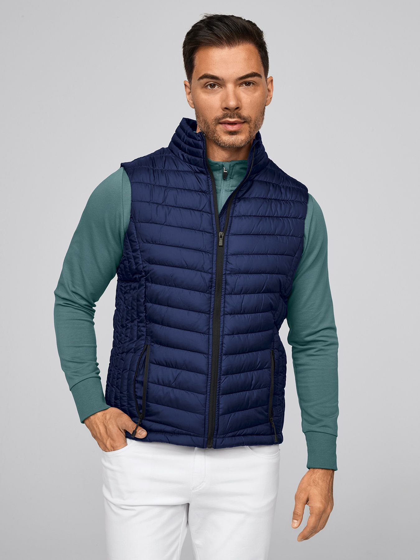 Veste matelassée sans manches pour homme 