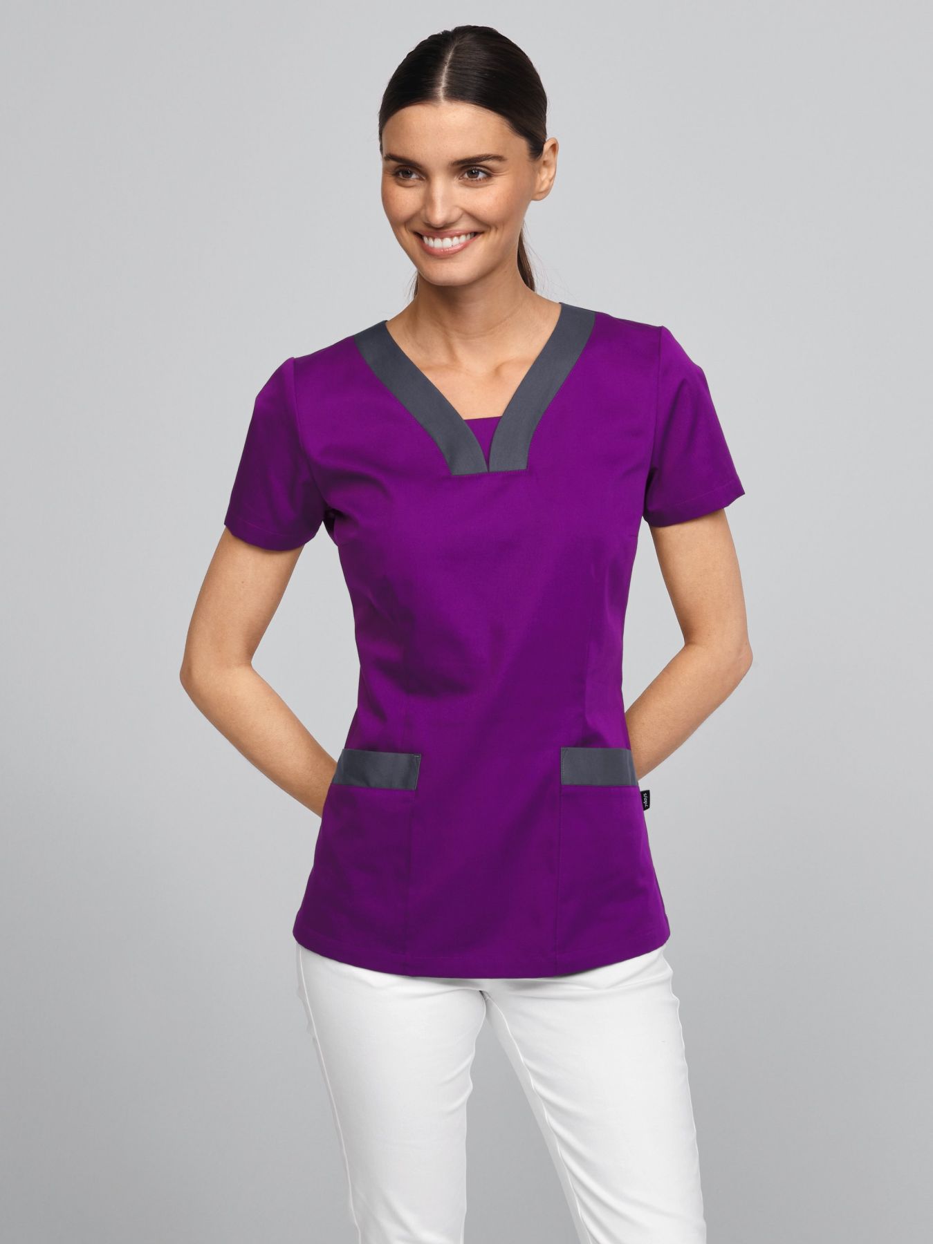 Tunique médicale facile à enfiler ALESIA