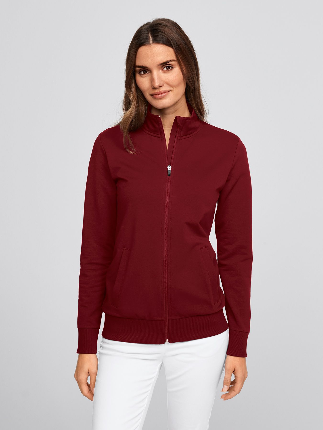 Sweat zippé femme CANNES, lavage à 60°