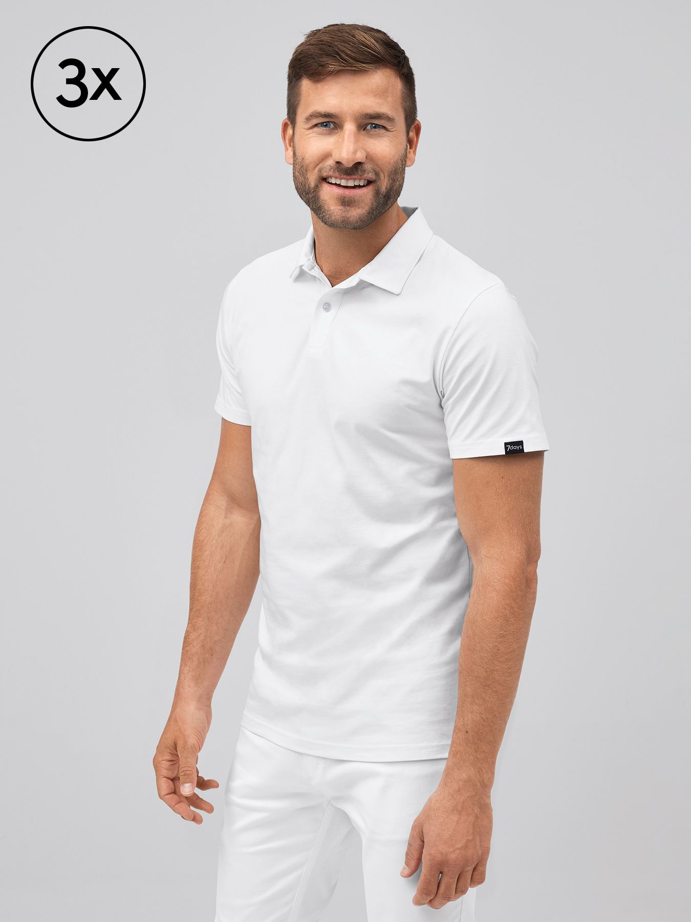 Polo mixte en single jersey MADRID – lot de 3