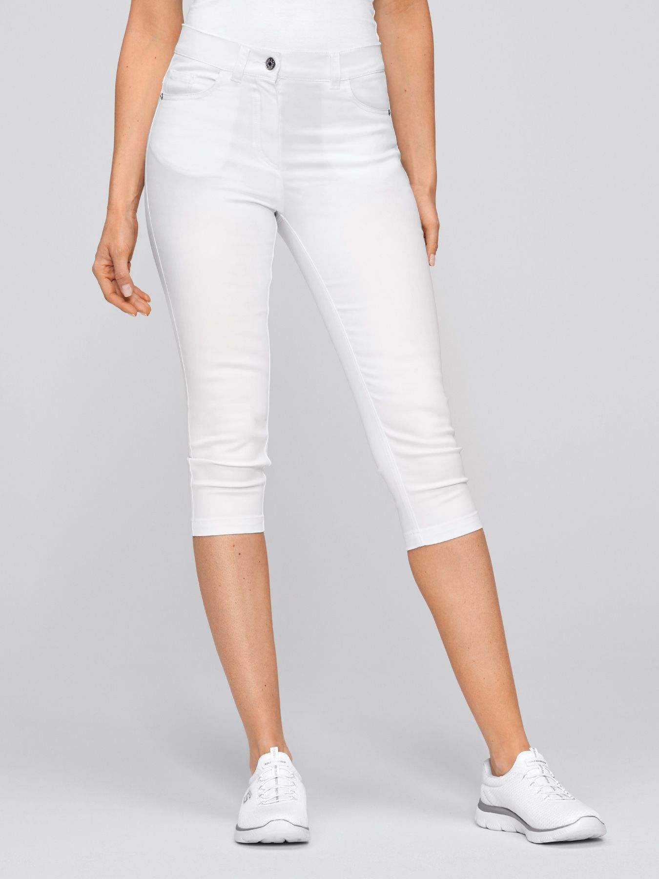 Pantalon stretch et confortable longueur ¾ ROMANIA Lyocell (TENCEL™)