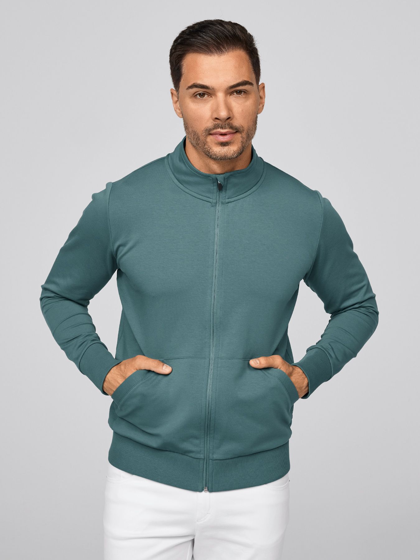 Sweat zippé homme ROHAN, lavage à 60°