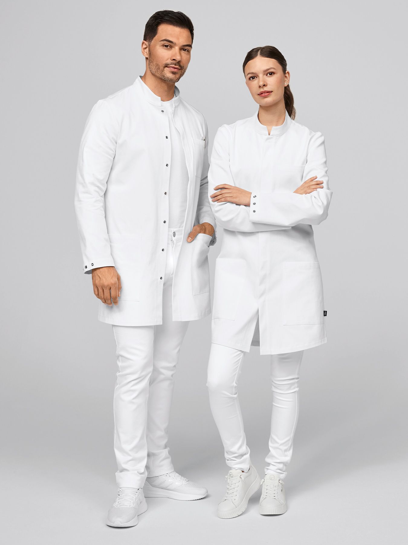 Blouse médicale mixte ANNECY - 100 % coton