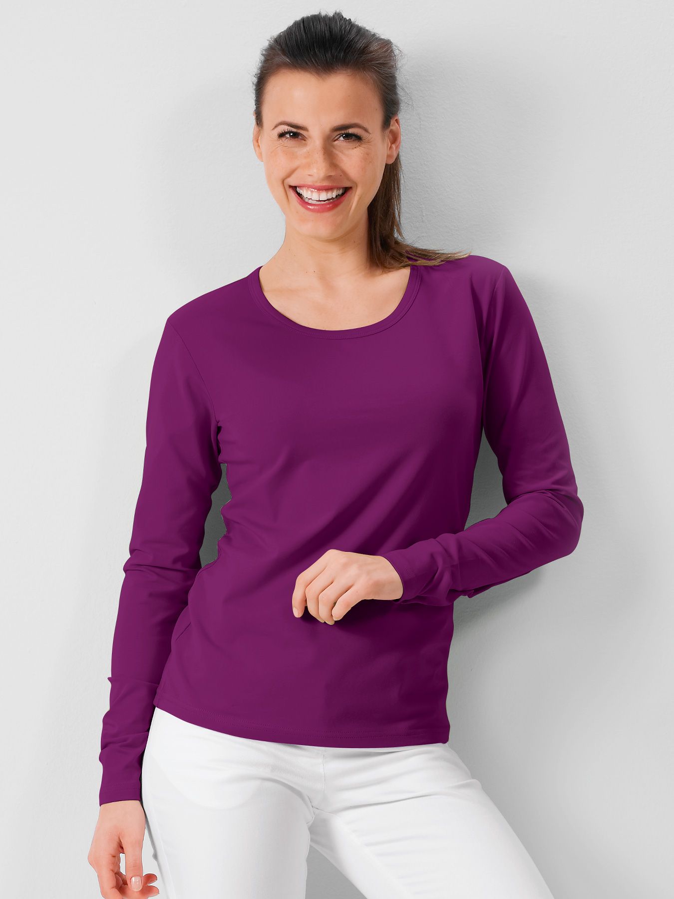 T-shirt femme à manches longues ZAMORA