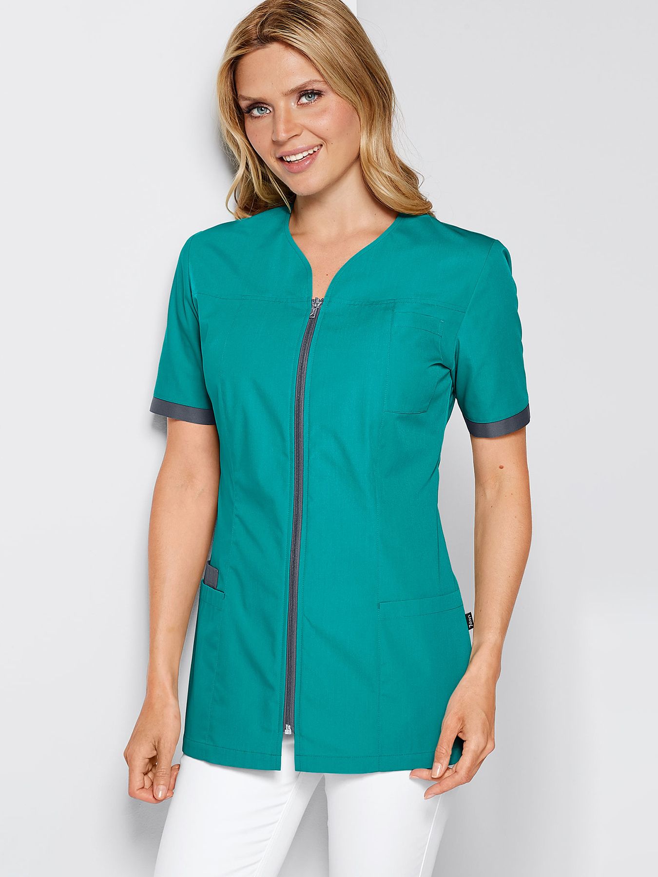 Blouse médicale avec fermeture éclair SILLA