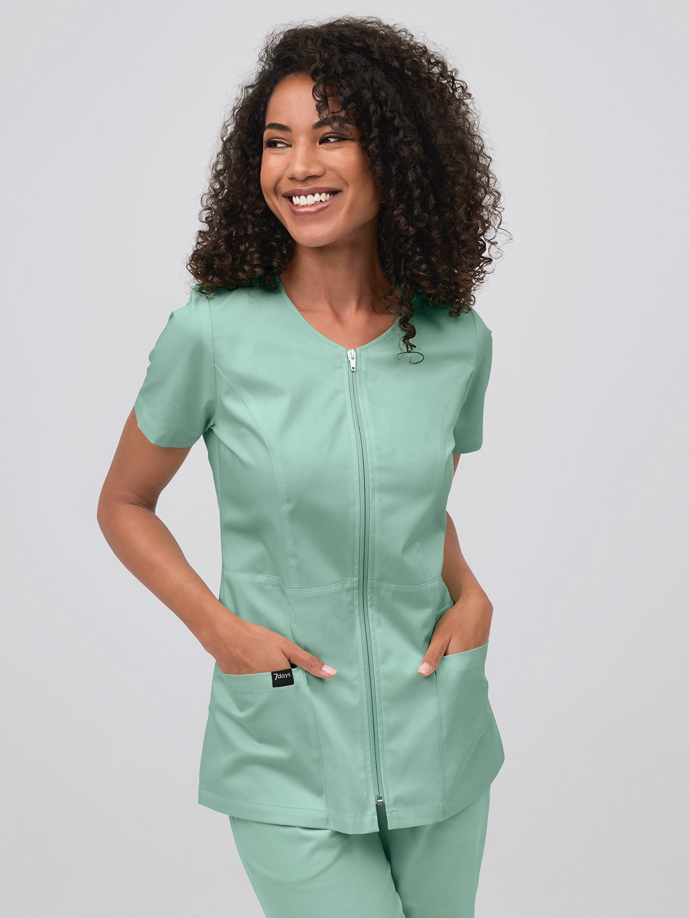 Blouse médicale en Lyocell (TENCEL™) LAVAL – stretch