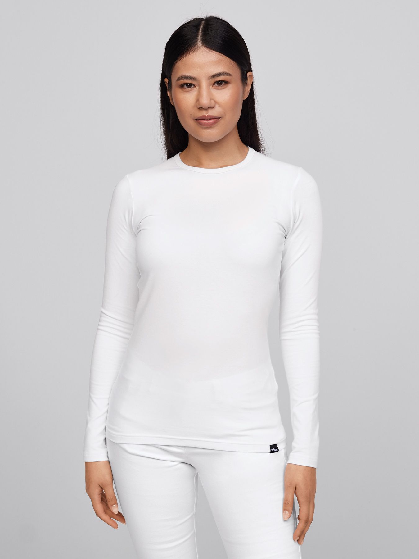 Shirt femme à manches longues MULDA, lavage à 60°
