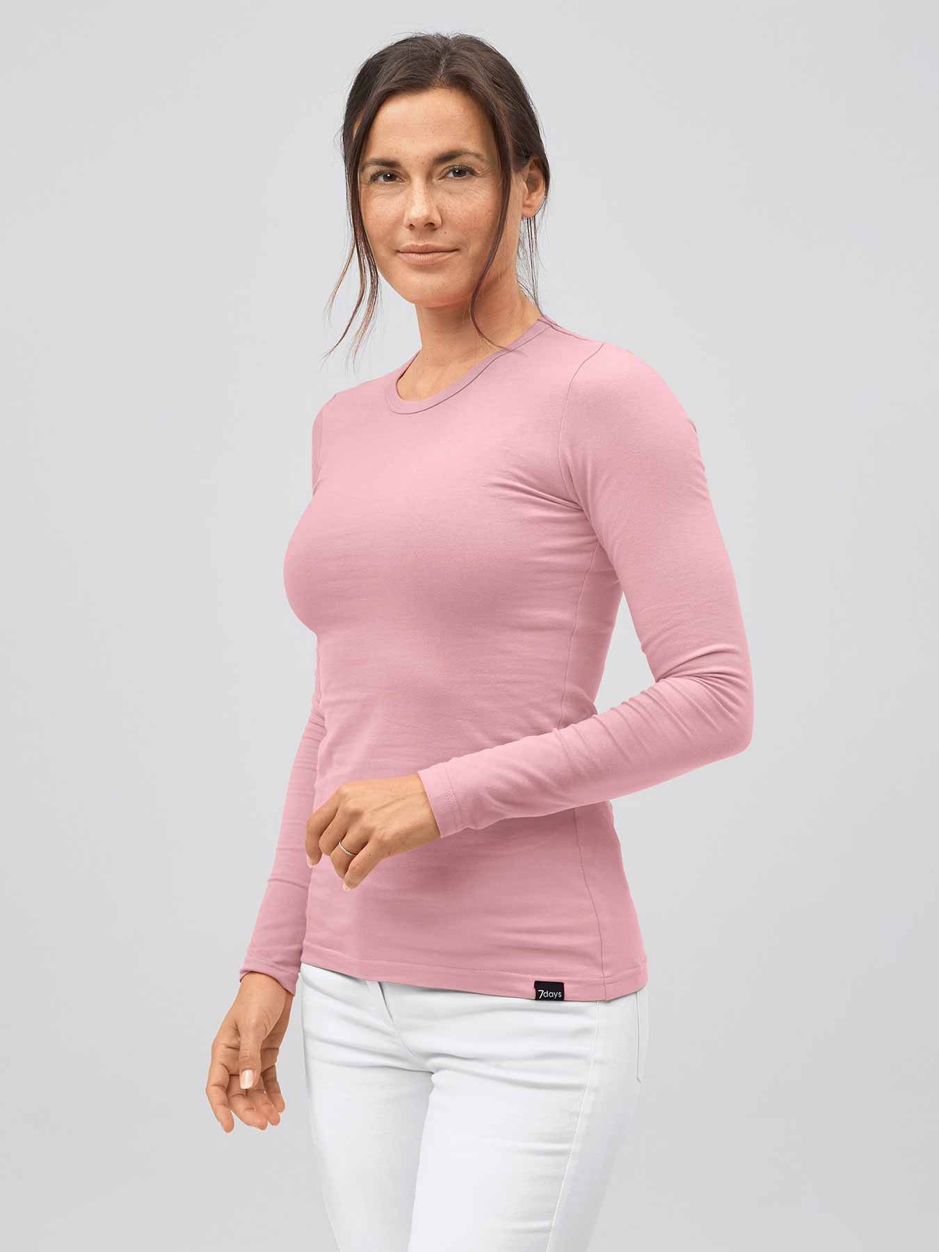 Shirt femme à manches longues MULDA, lavage à 60°