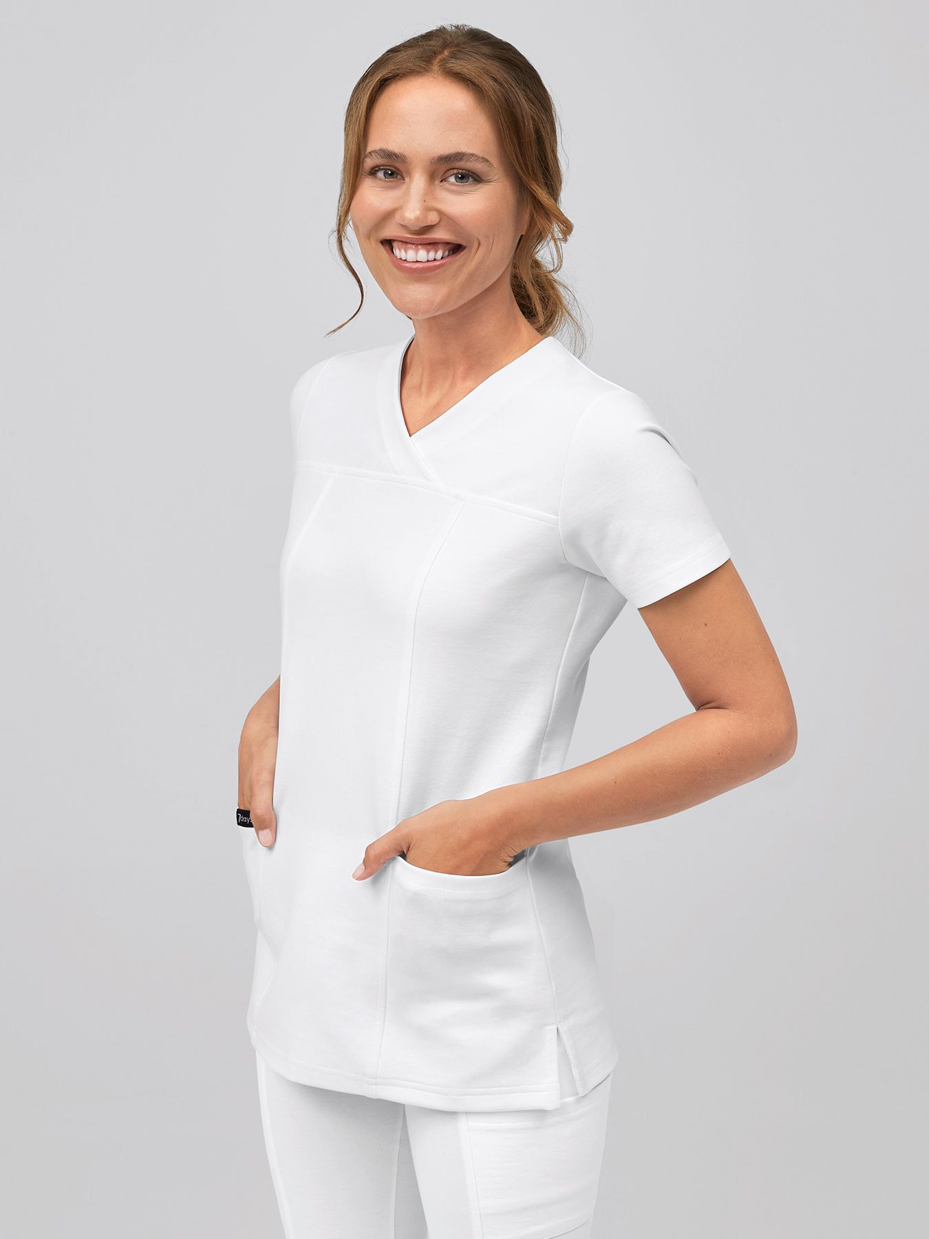 Tunique médicale en jersey à maille interlock PAOLA