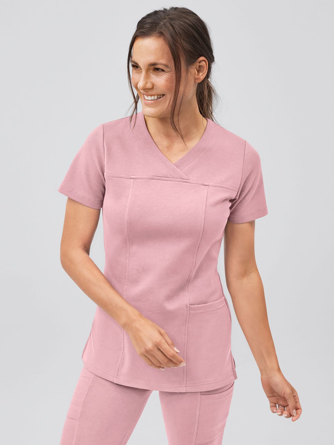 Tunique médicale en jersey à maille interlock PAOLA