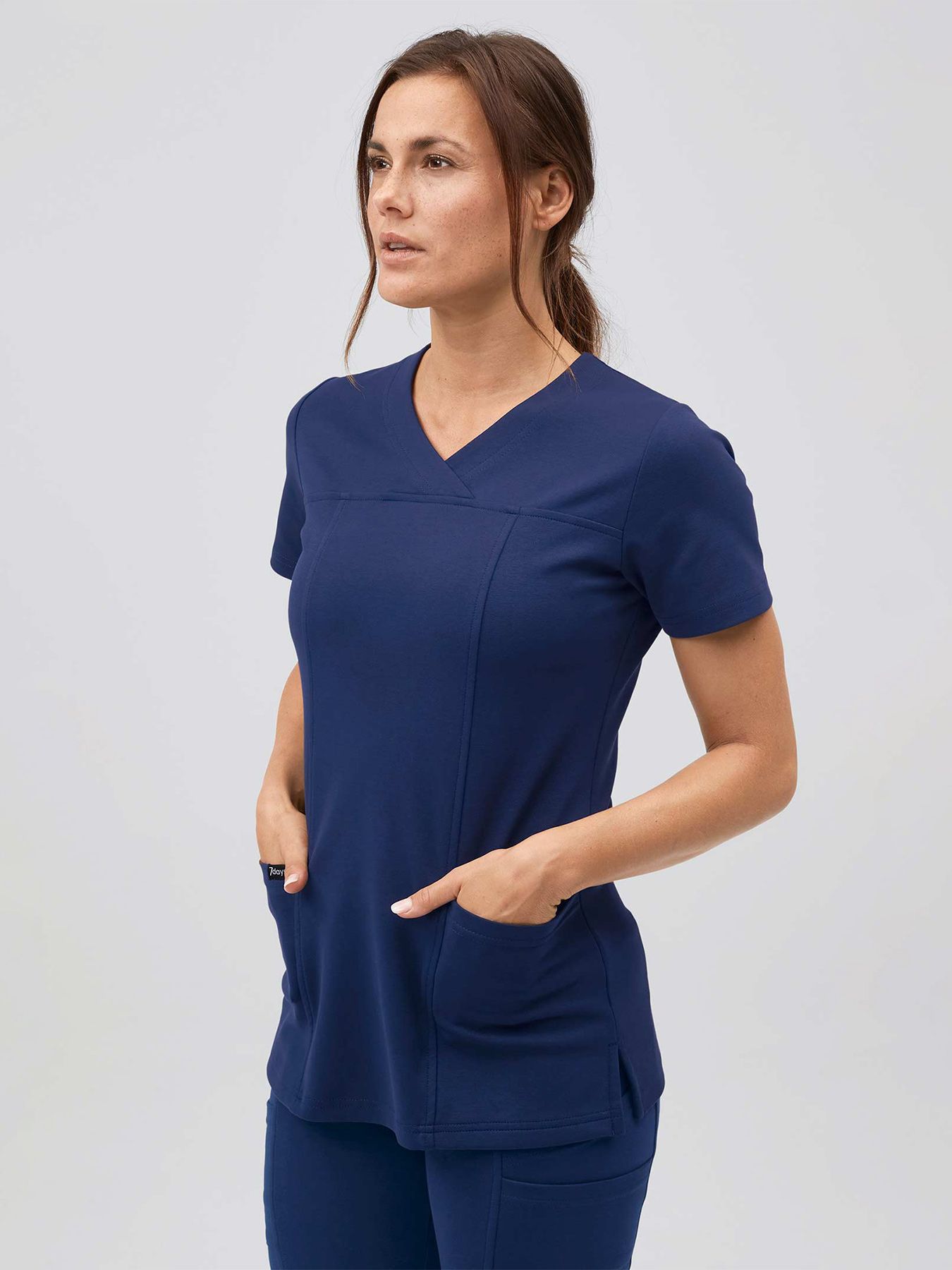 Tunique médicale en jersey à maille interlock PAOLA