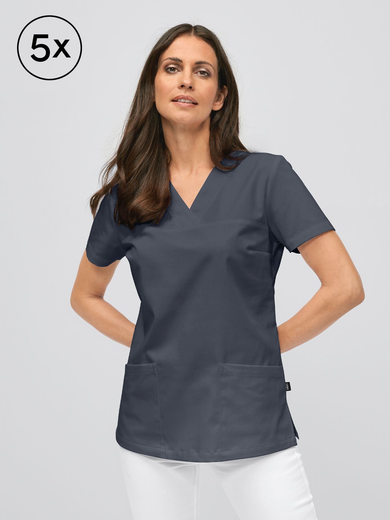 Tunique médicale facile à enfiler BORNA – lot de 5 