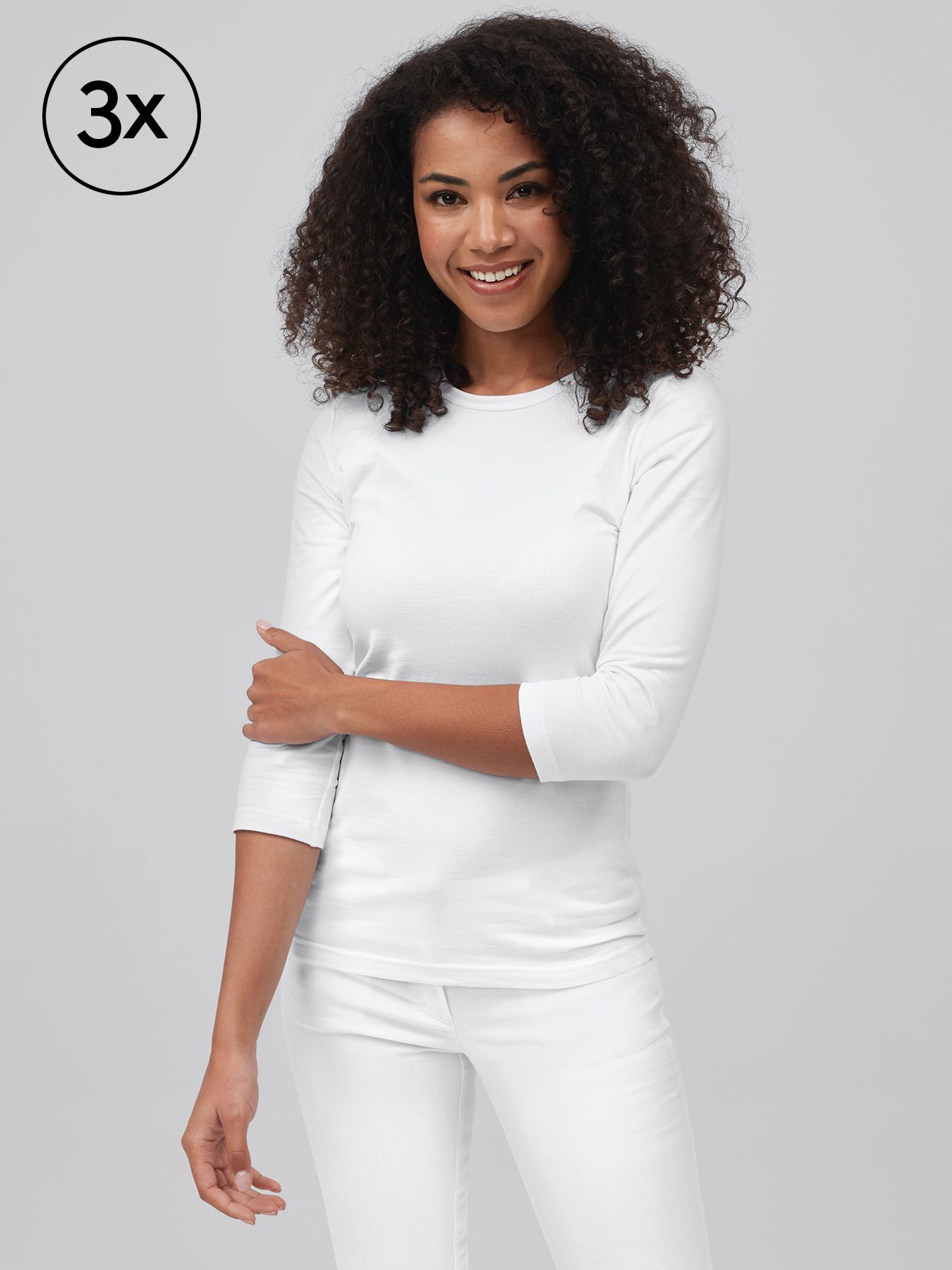 Shirt à manches ¾ AREL – lot de 3