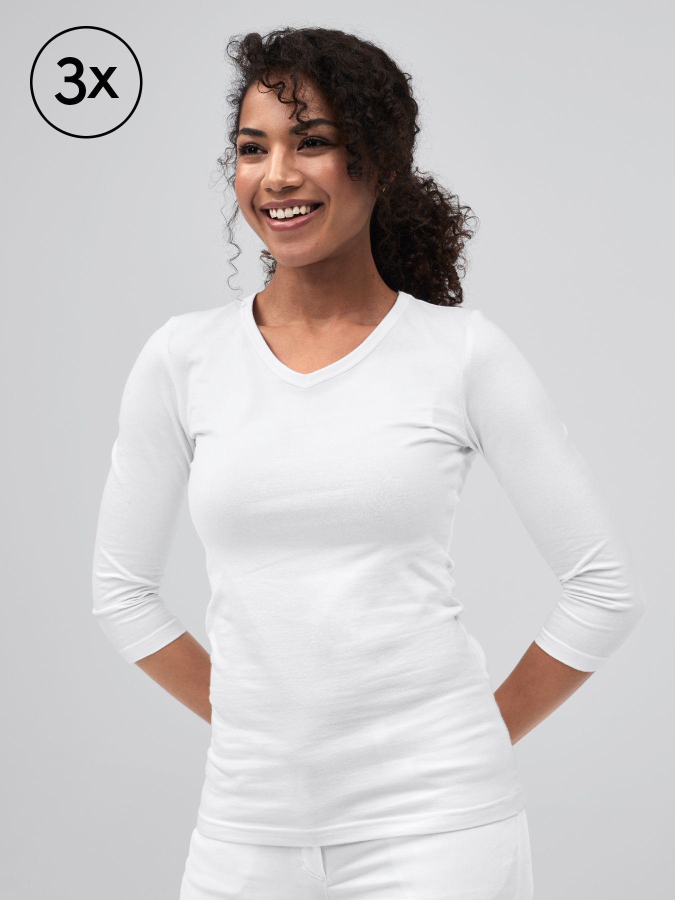 Shirt à manches ¾ PAU – lot de 3