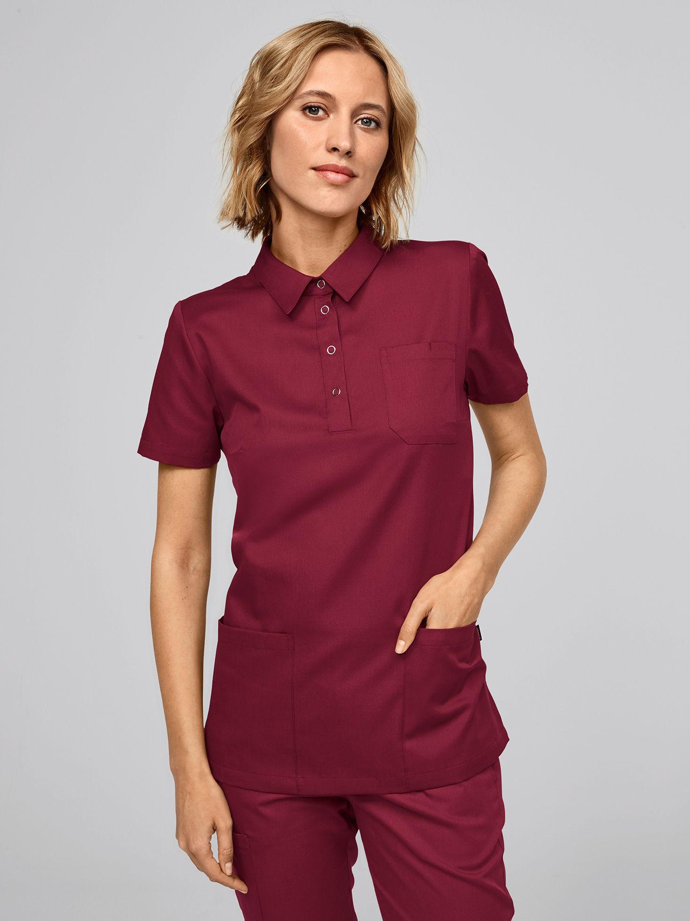 Tunique médicale stretch femme LENA Lyocell (TENCEL™)