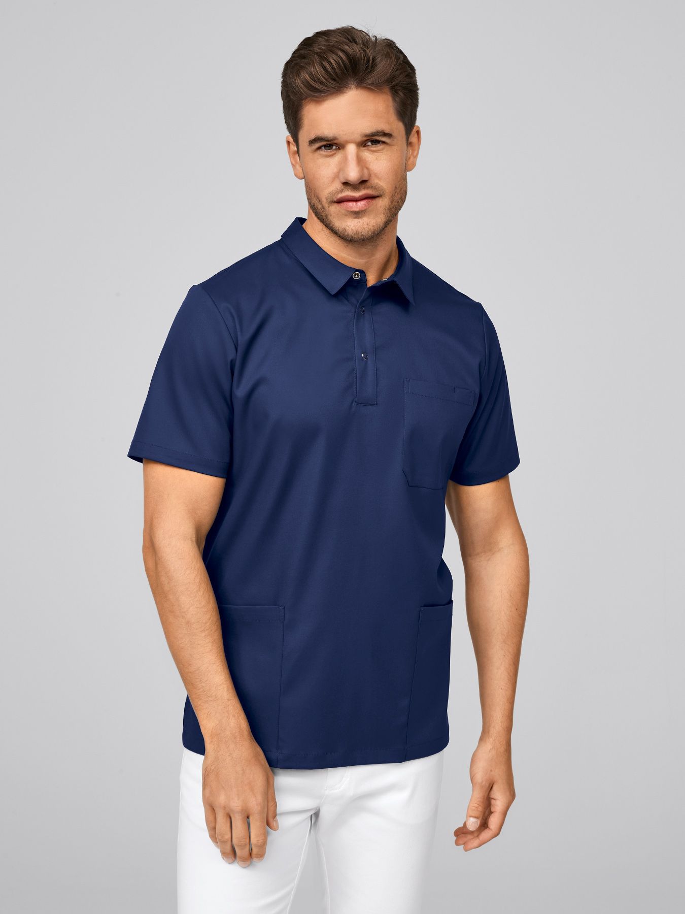 Tunique médicale stretch homme LEVEN Lyocell (TENCEL™)