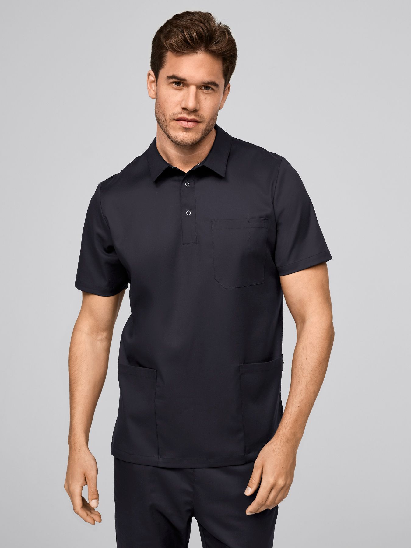 Tunique médicale stretch homme LEVEN Lyocell (TENCEL™)