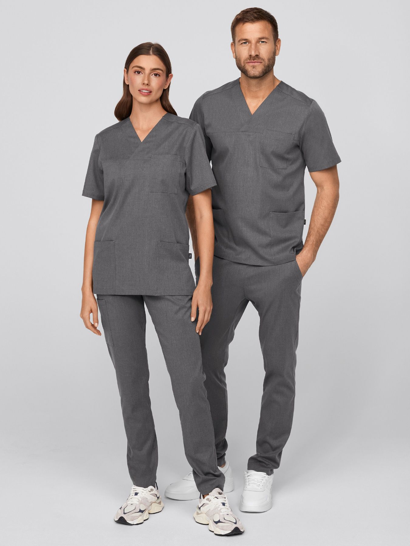 Tunique mixte à enfiler CALVI  Lyocell (TENCEL™) chiné