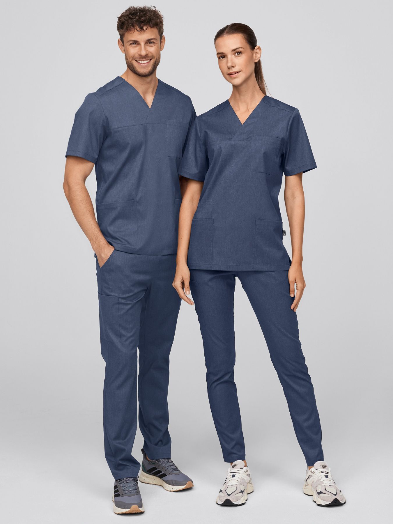 Tunique mixte à enfiler CALVI  Lyocell (TENCEL™) chiné