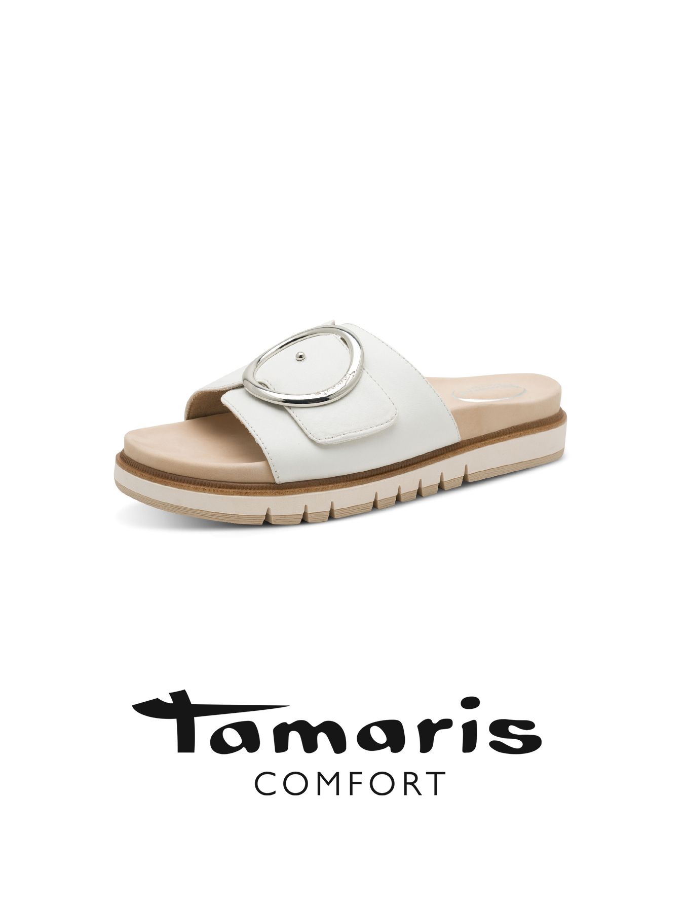 Mules femme Tamaris blanc