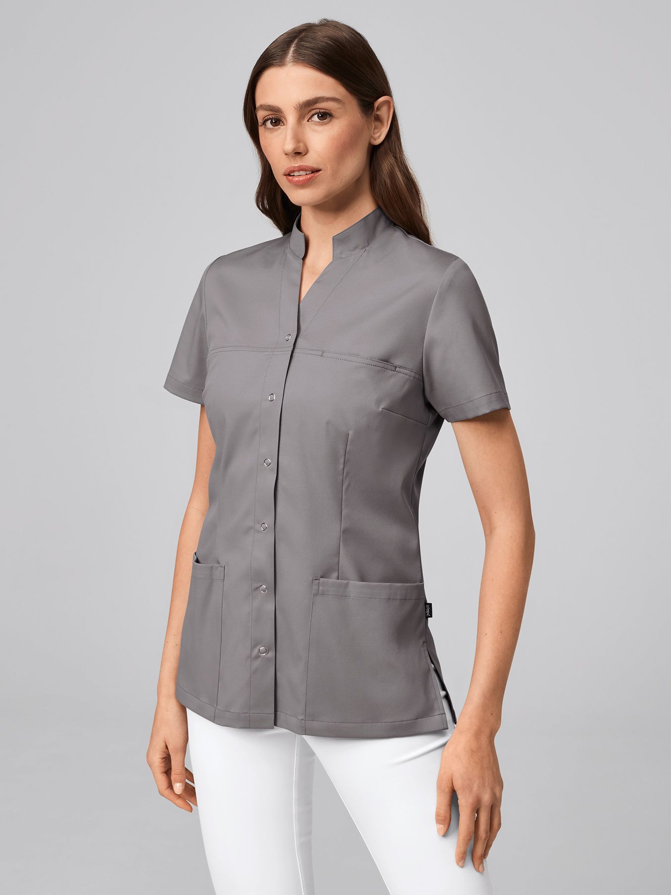 Blouse médicale femme en Lyocell (TENCEL™) VALLETTA - stretch