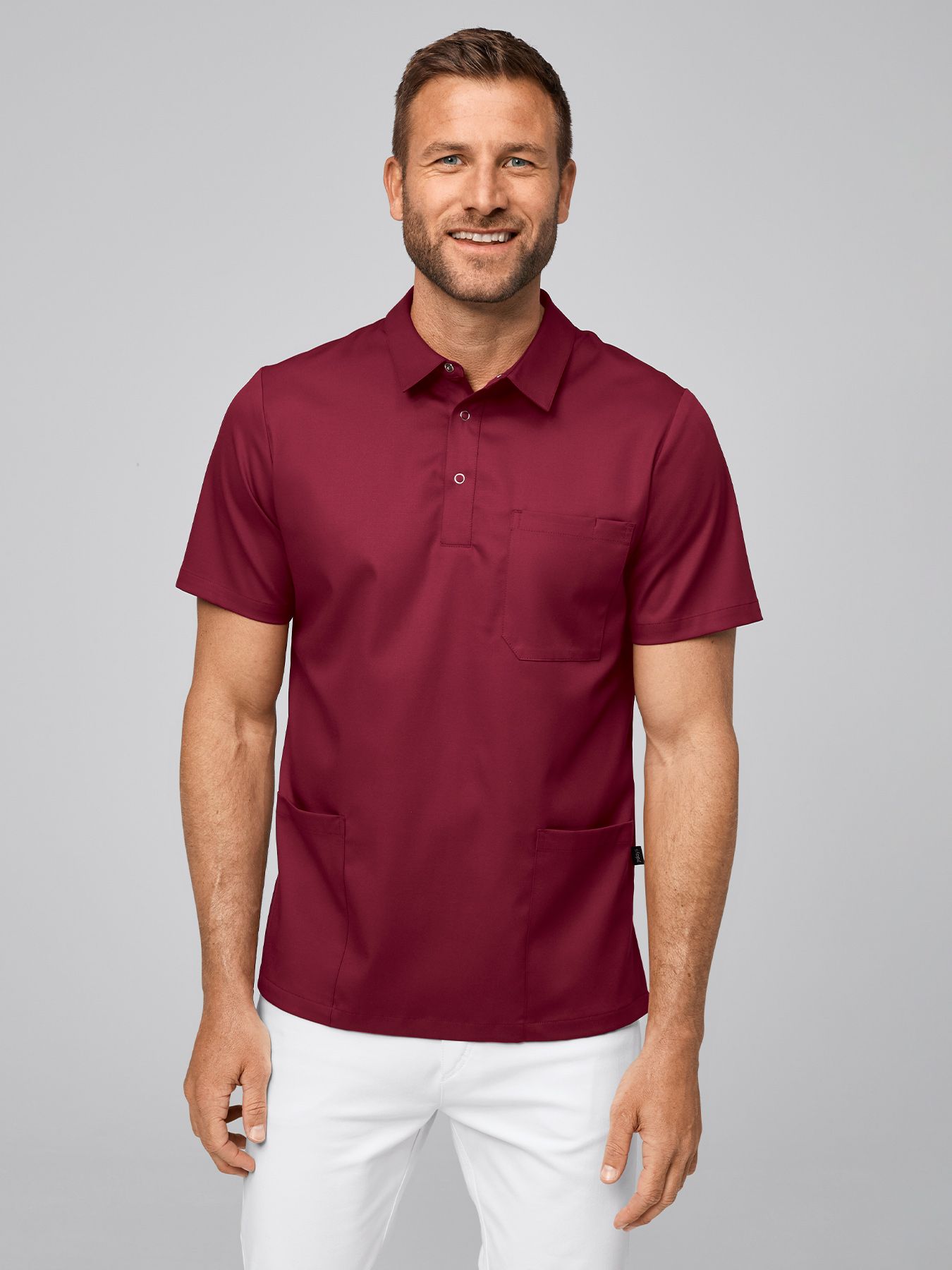 Tunique médicale stretch homme LEVEN Lyocell (TENCEL™)