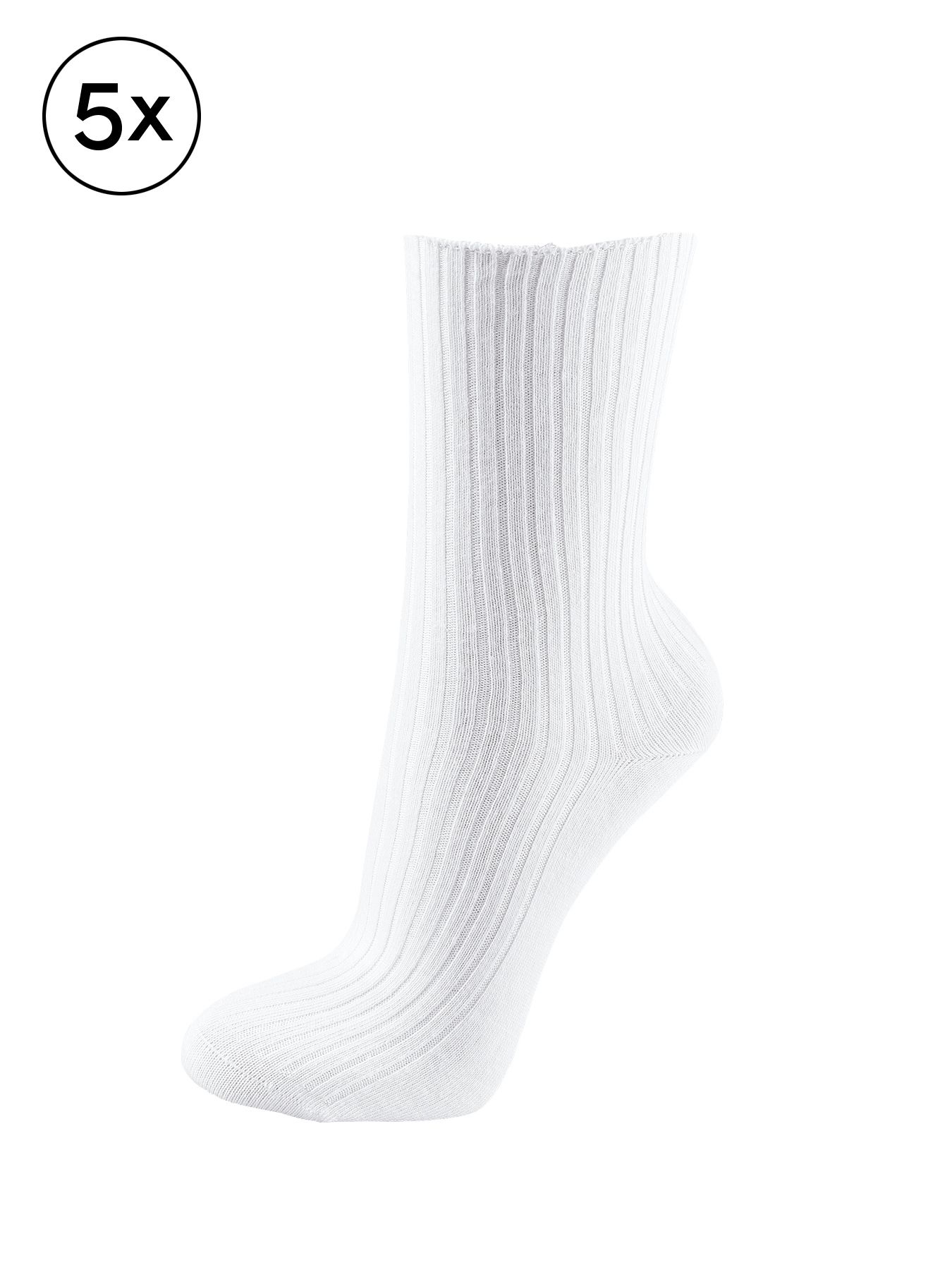 Chaussettes en coton – lot de 5, lavage à 95° 